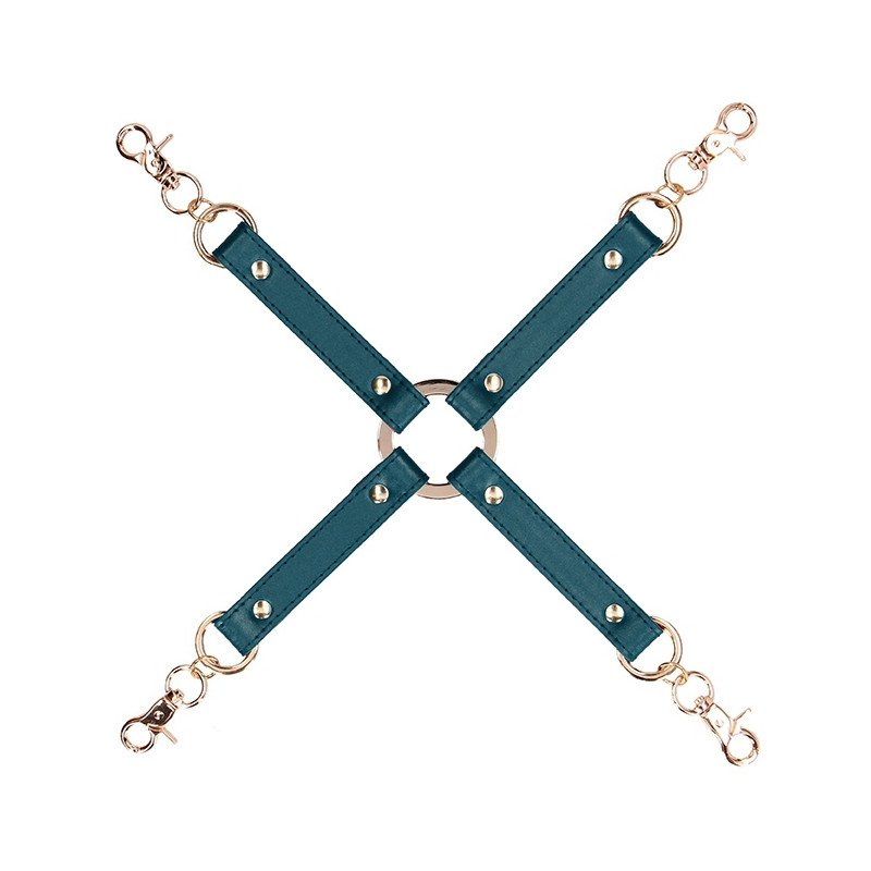 Ouch! Halo Hogtie pour Menottes Connector Bleu